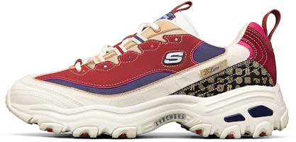 Skechers D'lites 2021 New Year White/Red 666169-MULT Skechers D'lites 2021 New Year White/Red 666169-MULT