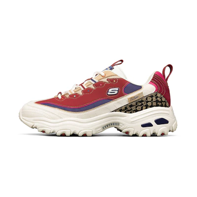 Skechers D'lites 2021 New Year White/Red