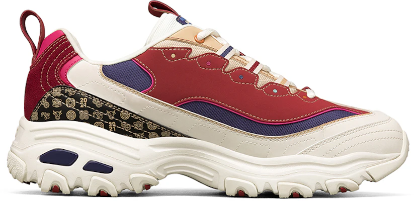 Skechers D'lites 2021 Tahun Baru Putih/Merah 666169-MULT Order Skechers D'lites 2021 Tahun Baru Putih/Merah 666169-MULT