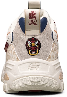 斯凯奇 D'lites 低帮跑鞋 米色/红色 666169-WHT Details for 斯凯奇 D'lites 低帮跑鞋 米色/红色 666169-WHT