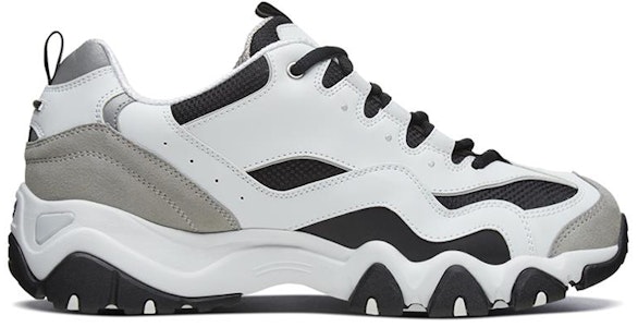 Skechers D‘Lites 2.0 耐磨厚底低筒休閒運動鞋 白黑灰 Order Skechers D‘Lites 2.0 耐磨厚底低筒休閒運動鞋 白黑灰