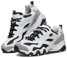 스케쳐스 딜라이트 2.0 '화이트 블랙 그레이' 666106-WLGY Lookbook 스케쳐스 딜라이트 2.0 '화이트 블랙 그레이' 666106-WLGY