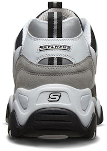 Skechers D‘Lites 2.0 耐磨厚底低筒休閒運動鞋 白黑灰 Shop Skechers D‘Lites 2.0 耐磨厚底低筒休閒運動鞋 白黑灰