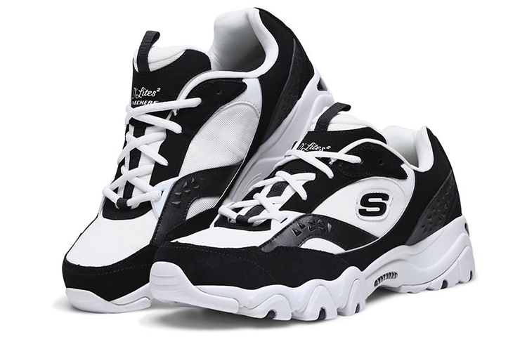 Skechers D'lites 2.0 'Black White' 圖 3