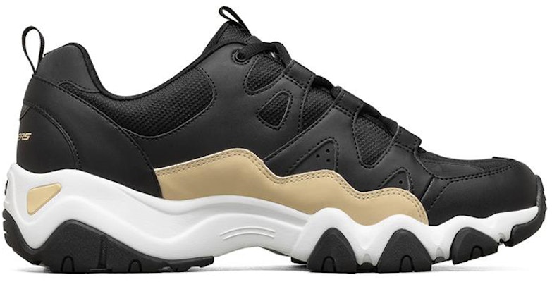 Skechers D'Lites 2.0 Running Shoes Black/White 666151-BKNT Order Skechers D'Lites 2.0 Running Shoes Black/White 666151-BKNT