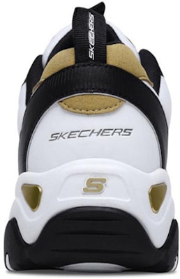 Kasut Larian Skechers D'lites 2.0 Hitam/Putih/Kuning 999042-WBGD Shop Kasut Larian Skechers D'lites 2.0 Hitam/Putih/Kuning 999042-WBGD