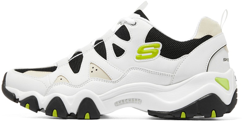 Skechers D'lites 2.0 'White Black Green' 894128-WMLT Buy Skechers D'lites 2.0 'White Black Green' 894128-WMLT