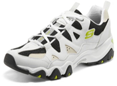 Skechers D'lites 2.0 'Putih Hitam Hijau' 894128-WMLT Lookbook Skechers D'lites 2.0 'Putih Hitam Hijau' 894128-WMLT