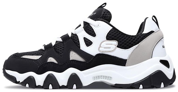 (W) Skechers D'Lites 2.0 Kasut Sneaker Hitam/Putih/Kelabu 99999693-BKW Buy (W) Skechers D'Lites 2.0 Kasut Sneaker Hitam/Putih/Kelabu 99999693-BKW