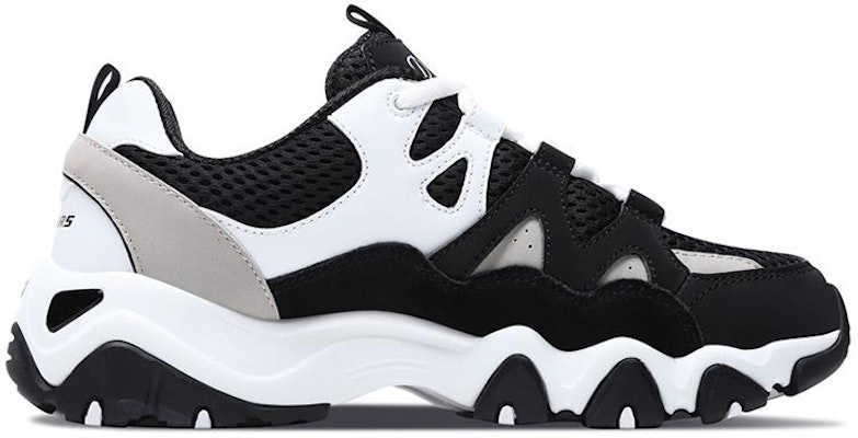 (Women) Skechers D lites 2.0 Sneaker Black/White/Grey 99999693-BKW Order (Women) Skechers D lites 2.0 Sneaker Black/White/Grey 99999693-BKW