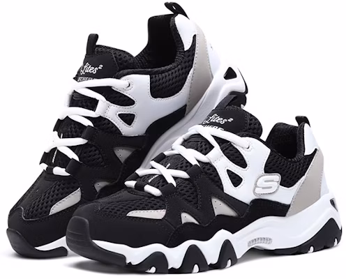 (Women) Skechers D lites 2.0 Sneaker Black/White/Grey 99999693-BKW Lookbook (Women) Skechers D lites 2.0 Sneaker Black/White/Grey 99999693-BKW