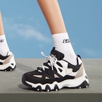 (W) スケッチャーズ D'Lites 2.0 黒/白/灰 99999693-BKW Sizing (W) スケッチャーズ D'Lites 2.0 黒/白/灰 99999693-BKW