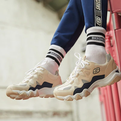 Skechers D‘LITES 2.0 低幫 運動休閒鞋 男款 自然色 Cheap Skechers D‘LITES 2.0 低幫 運動休閒鞋 男款 自然色