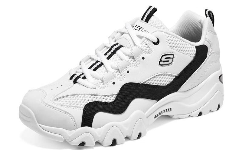 Lookbook Skechers D'Lites 2.0 'Blanco Negro' 894207-WBK