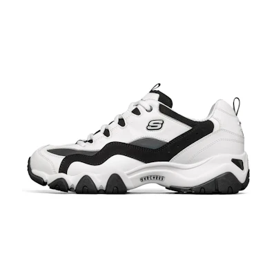 Skechers D lites 2.0 Running Shoes White/Black/Grey