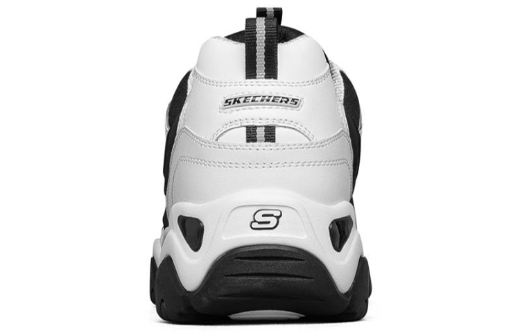 Shop Skechers D lites 2.0 Sepatu Lari Putih/Hitam/Abu-Abu 666157-WBMT