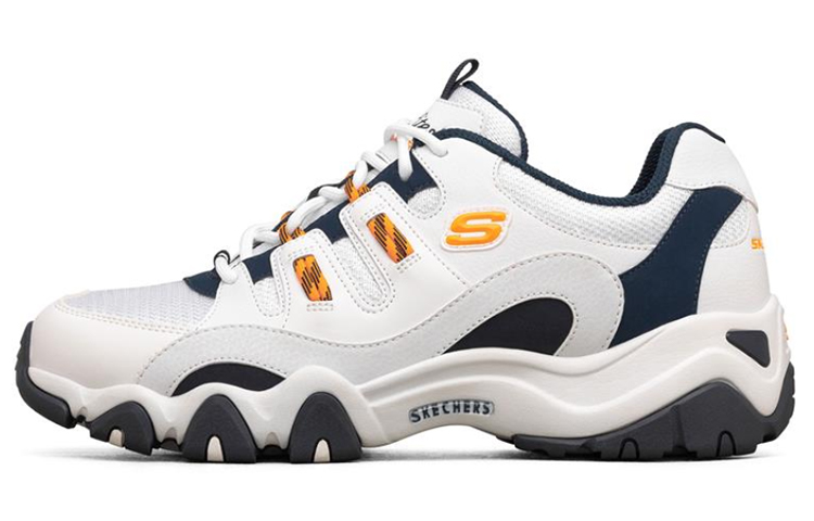 Skechers D'Lites 2.0 Sports Shoes White/Blue/Orange