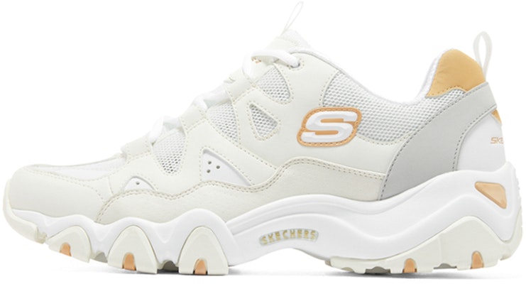 Skechers D'lites 2.0 'White Grey Yellow' 894128-OFWT Buy Skechers D'lites 2.0 'White Grey Yellow' 894128-OFWT