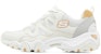Skechers D'lites 2.0 'Putih Kelabu Kuning' 894128-OFWT