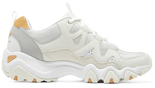 Skechers D'lites 2.0 'Putih Kelabu Kuning' 894128-OFWT Order Skechers D'lites 2.0 'Putih Kelabu Kuning' 894128-OFWT