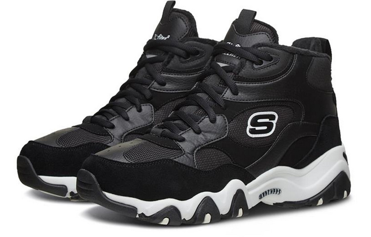 Lookbook Skechers D'Lites 2.0 Sport Shoes Black 999324-BLK