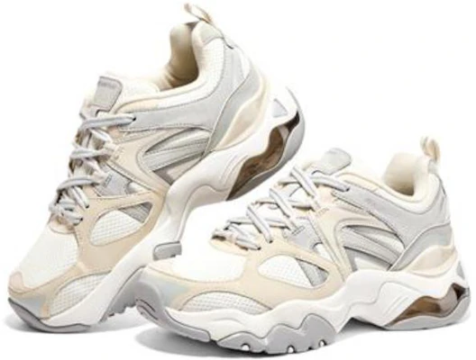 斯凯奇 DLites 3.0 Air 运动鞋 '白色 灰色 米色' 896150-NTGY Lookbook 斯凯奇 DLites 3.0 Air 运动鞋 '白色 灰色 米色' 896150-NTGY