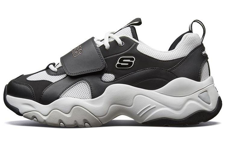 Skechers D'Lites 3.0 'Black and White' 999107-BKW