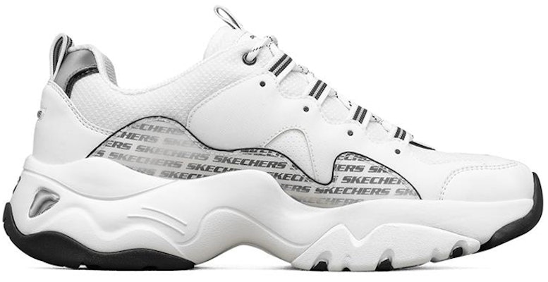Skechers D Lites 3.0 Low-Top Running Shoes White/Black 237157-WBK Order Skechers D Lites 3.0 Low-Top Running Shoes White/Black 237157-WBK