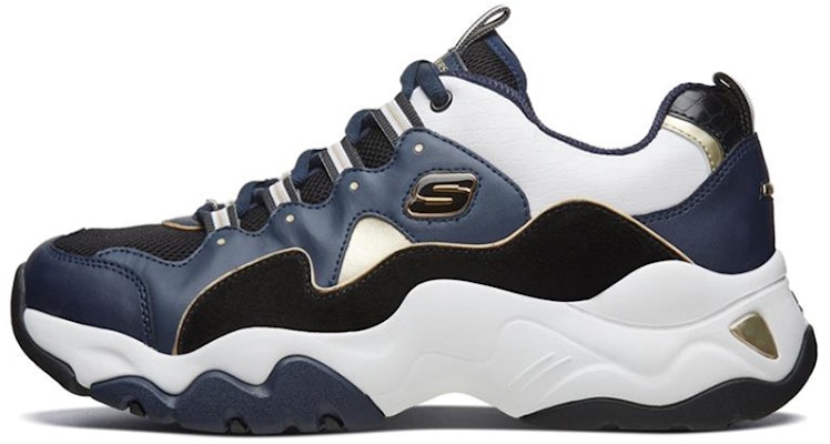 Skechers D'Lites 3.0 'Blanco Azul Negro' 999285-NVBK Buy Skechers D'Lites 3.0 'Blanco Azul Negro' 999285-NVBK