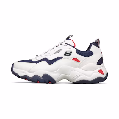 Skechers D'Lites 3.0 'White Blue Red'