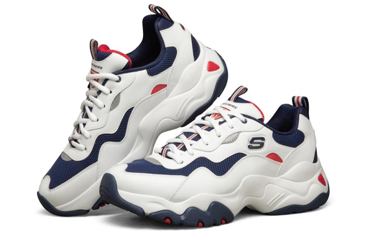 Skechers D'Lites 3.0 'White Blue Red' 圖 3
