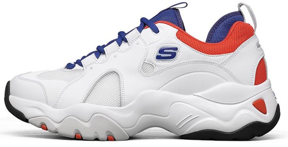 스케쳐스 딜라이트 3.0 화이트/오렌지/블루 999052-WBOR Buy 스케쳐스 딜라이트 3.0 화이트/오렌지/블루 999052-WBOR