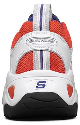 Skechers D'Lites 3.0 Low-Top Running Shoes White/Orange/Blue 999052-WBOR Shop Skechers D'Lites 3.0 Low-Top Running Shoes White/Orange/Blue 999052-WBOR