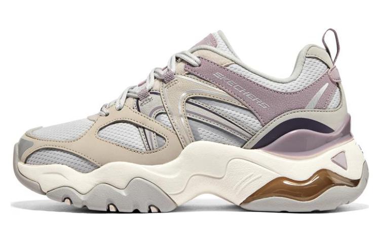 Skechers DLites 3.0 Air Sneakers 'Grey Purple Beige' 896150-GYPR