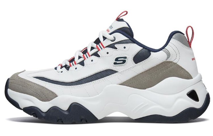 Buy Skechers D''Lites 3.0 Low-Top Daddy Schuhe Weiß/Grau/Blau 999226-WNVR