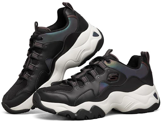 Scarpe Running Basse Skechers D''Lites 3.0 Nero 888005-BKMT Lookbook Scarpe Running Basse Skechers D''Lites 3.0 Nero 888005-BKMT