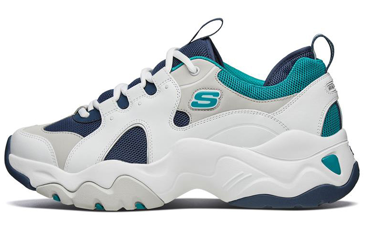 Skechers D'Lites 3.0 Low-Top Running Shoes White/Blue 999052-WNV