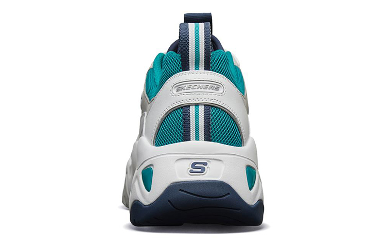Lookbook Skechers D'Lites 3.0 Zapatillas Blancas/Azules para Correr Mujer/Hombre 999052-WNV