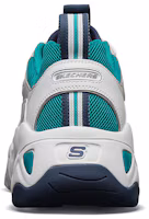 Lookbook Skechers D'Lites 3.0 Low-Top Running Shoes White/Blue 999052-WNV