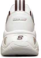 Shop Skechers D'Lites 3.0 Low-Top Running Shoes White/Silver 888005-WSL