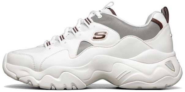 Sepatu Lari Rendah Skechers D'Lites 3.0 Putih/Perak 888005-WSL Buy Sepatu Lari Rendah Skechers D'Lites 3.0 Putih/Perak 888005-WSL