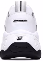 Shop Skechers D Lites 3.0 Low Top Running Shoes White/Gray 999878-WLGY