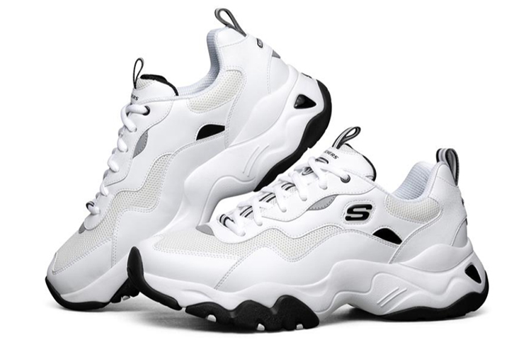Lookbook Skechers D''Lites 3.0 Hardloopschoenen Wit 888004-WHT