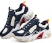 Lookbook Skechers Stamina V3 'Navy White Red' 894209-NVRD
