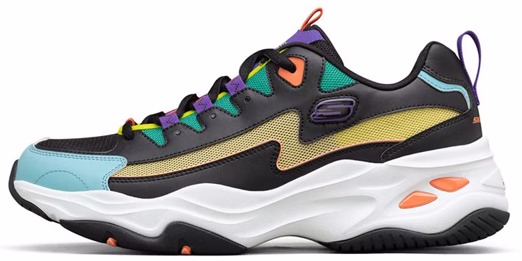skechers-d-lites-4-0-black-green-yellow-894006-bkmt