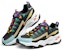 Skechers D'Lites 4.0 Kasut Larian Rendah Hitam/Hijau/Kuning 894006-BKMT