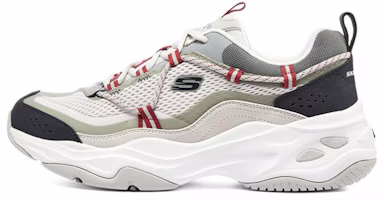 Skechers D'Lites 4.0 'Gray Red Blue' 237407-WNVR Skechers D'Lites 4.0 'Gray Red Blue' 237407-WNVR