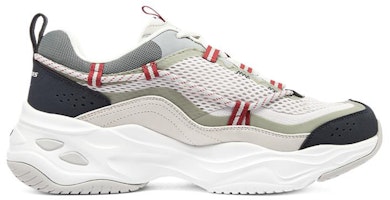 Skechers D'lites 4.0 低筒老爹鞋 灰紅藍 Order Skechers D'lites 4.0 低筒老爹鞋 灰紅藍