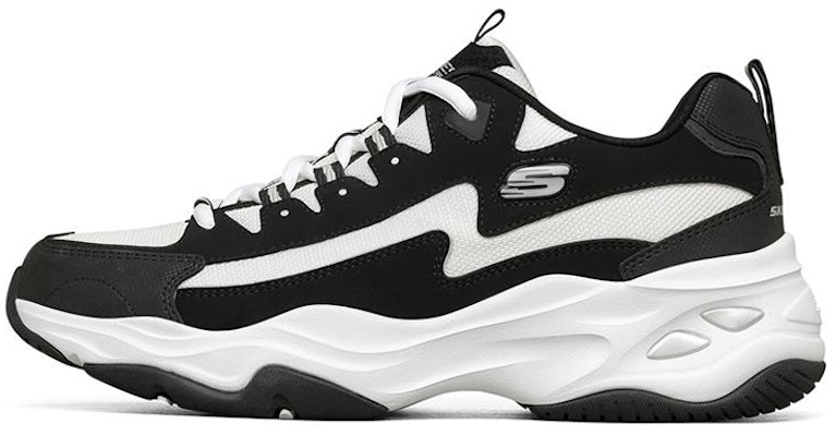 Skechers D'Lites 4.0 Low Chunky Shoes Black/White 237225-BKW Buy Skechers D'Lites 4.0 Low Chunky Shoes Black/White 237225-BKW