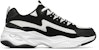 Skechers D'Lites 4.0 Kasut Chunky Rendah Hitam/Putih 237225-BKW